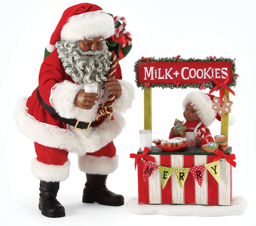 Merry Bake Sale African American Santa Claus - 10.5" - 6006468