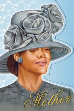 Mother Grey Hat - Mother's Day Card