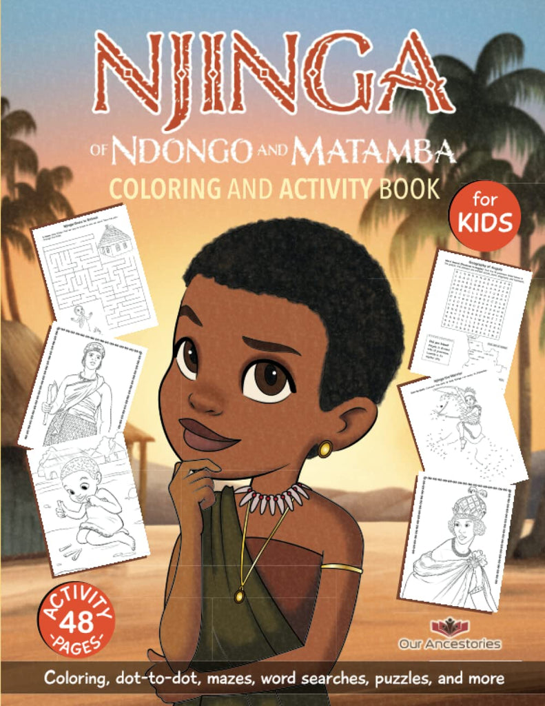 Njinga of Ndongo and Matamba Coloring and Activity Book