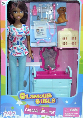 Glamour Girls - Career Girl Set Doll - Veterinarian