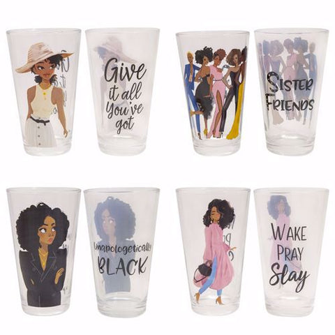 Sister Friends Drinking Glass Set - DGL06
