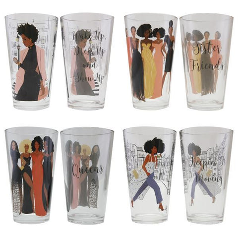 Sister Friends Drinking Glass Set - DGL04